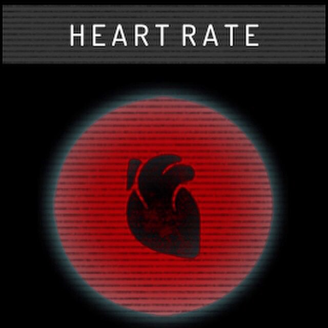 Fantom app screen showing a heart-rate reading.